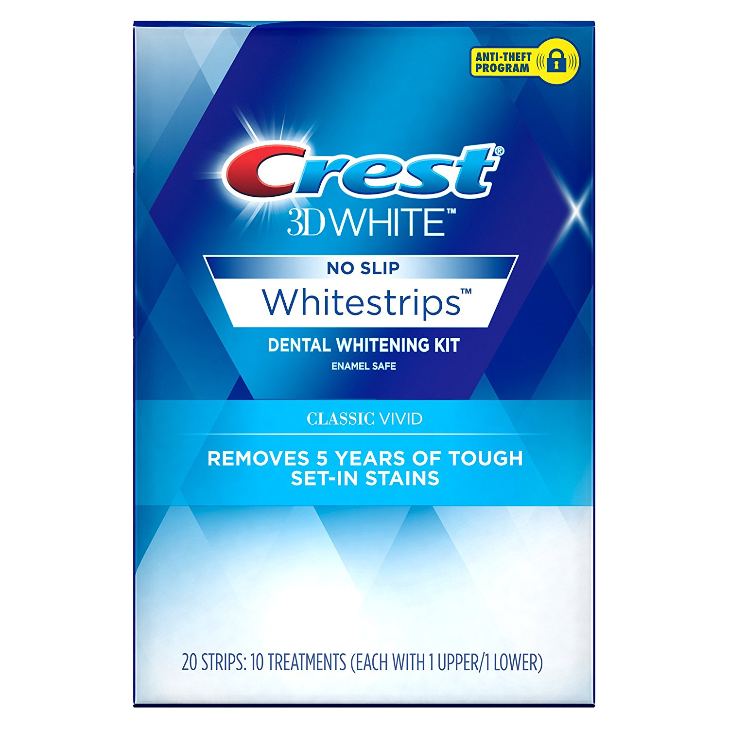 แผ่นฟอกฟันขาว Crest 3D White Vivid