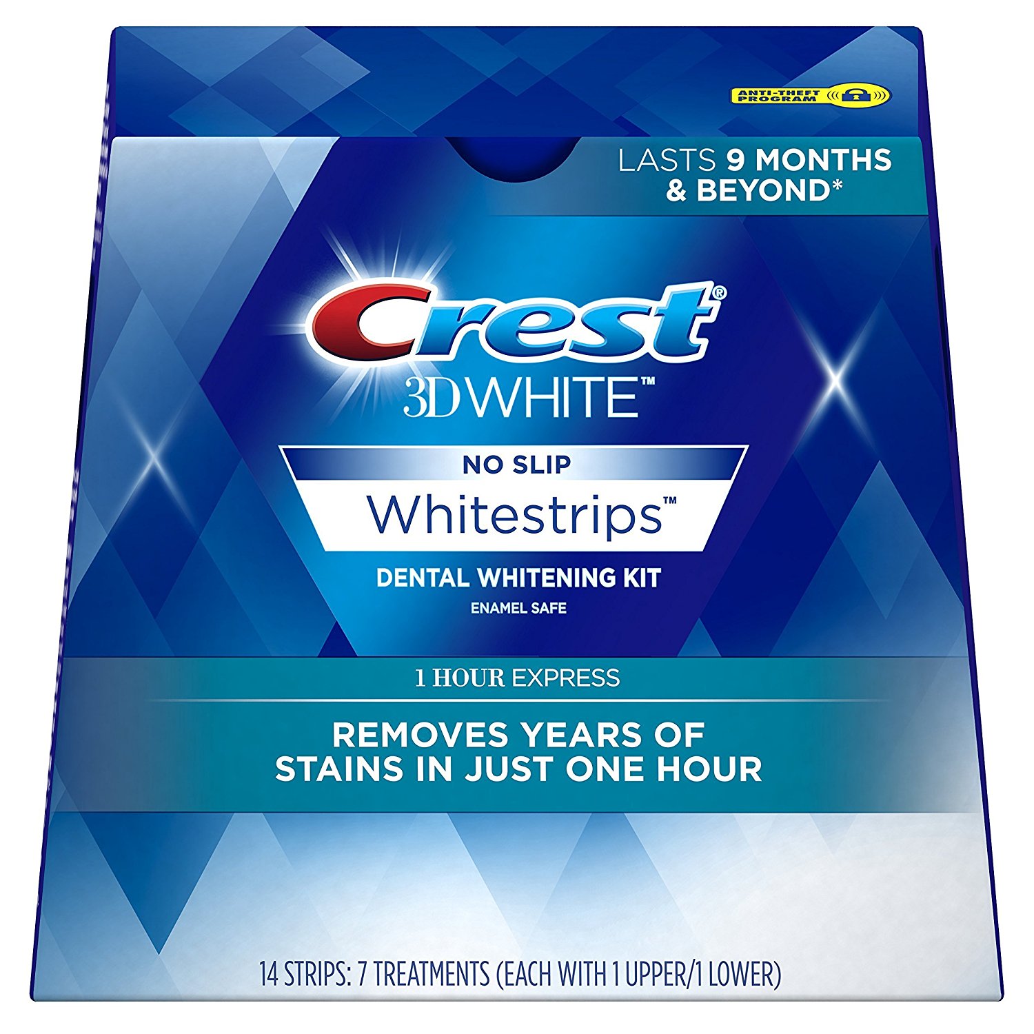 แผ่นฟอกฟันขาว Crest 3D White 1 Hour Express